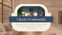 Clean Real Estate Testimonial Animation