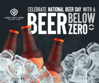 Below Zero Beer Facebook Post