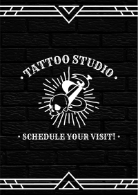 Deco Tattoo Studio Poster