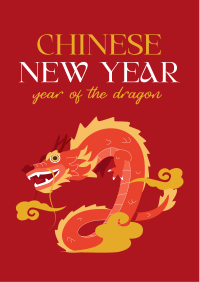 New Year Dragon Flyer