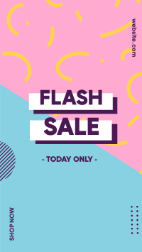 Flash Sale Memphis Instagram Story