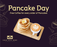 Pancake & Coffee Facebook Post