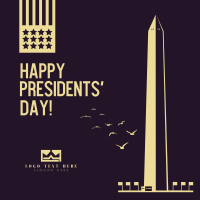 Presidents Day Obelisk  Instagram Post