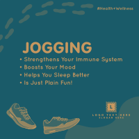 Jogging Facts Linkedin Post