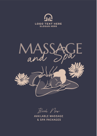 Serene Massage Flyer