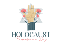 Remembering Holocaust Postcard Design