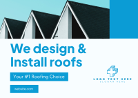 Roofing Professional Postcard example 3