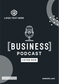 Business Podcast Flyer