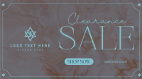 Elegant Marble Sale Facebook Event Cover