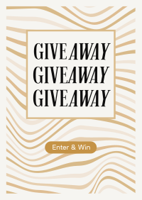 Giveaway Promo Flyer