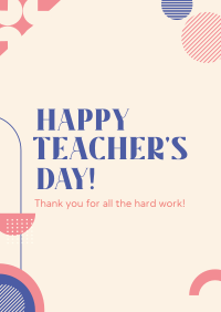 Generic Teacher Greeting Poster