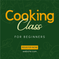 Cooking Class Linkedin Post Design