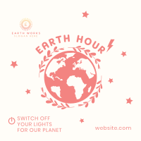 Recharging Earth Hour Instagram Post Image Preview