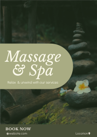 Zen Massage Services Flyer