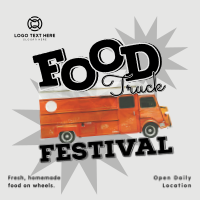 Food Truck  Festival Instagram Post