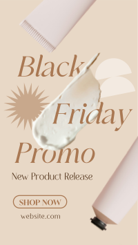 Black Friday Skin Care Promo TikTok Video Design