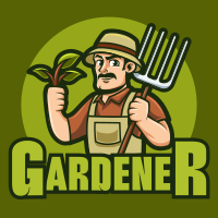 Gardener Mascot T-shirt Image Preview