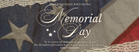 Rustic Memorial Day Facebook Cover