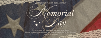 Rustic Memorial Day Facebook Cover Image Preview