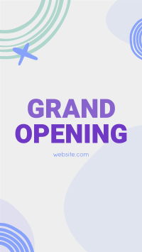 Contemporary Grand Opening Instagram Reel Image Preview