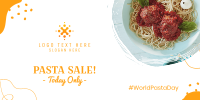 Fun Pasta Sale Twitter Post