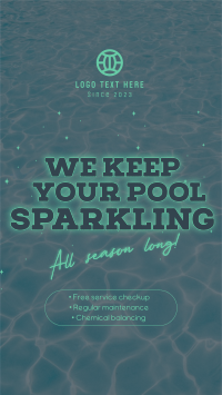 Sparkling Pool Services Instagram Reel Image Preview