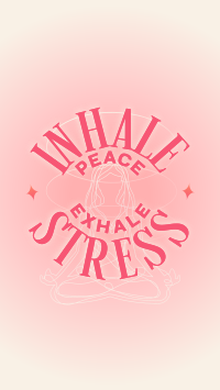 Stress Relieve Meditation Facebook Story