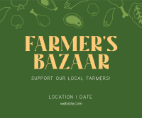 Farmers Bazaar Facebook Post Design