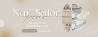 Elegant Nail Salon Services Facebook Cover