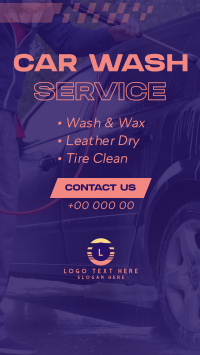 Professional Car Wash Service Instagram Reel Image Preview