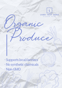 Organic Produce Poster