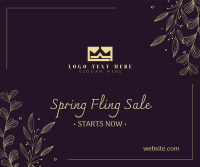 Spring Sale Ornamental Facebook Post