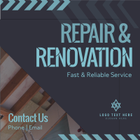 Repair & Renovation Instagram Post