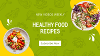 Modern Healthy Food YouTube Banner