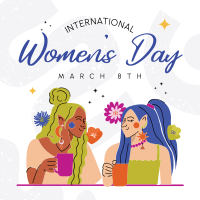 Women's Day Blossoms Linkedin Post