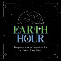 Earth Hour Sky Instagram Post