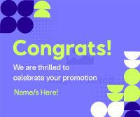 Congratulatory Promotion Corporate Facebook Post