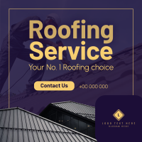 Roofing Service Instagram Post