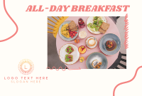 All Day Breakfast Pinterest Cover Design