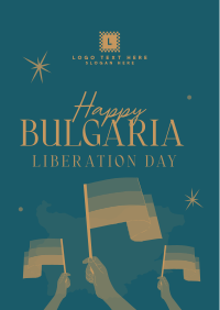 Happy Bulgaria Liberation Day Flyer