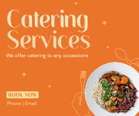 Catering At Your Service Facebook Post Design