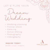 Wedding Planner Instagram Post example 2