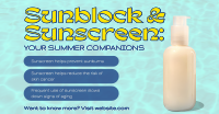 Sunscreen Beach Companion Facebook Ad