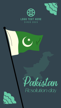 Pakistan Day Flag Facebook Story