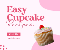 Easy Cupcake Recipes Facebook Post