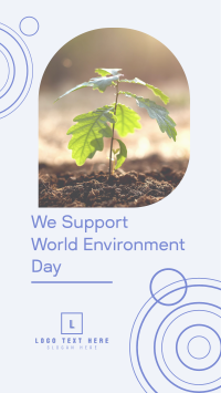 We Support World Environment Day Instagram Story