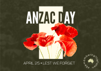 Anzac Halftone Postcard