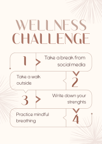 The Wellness Challenge Flyer