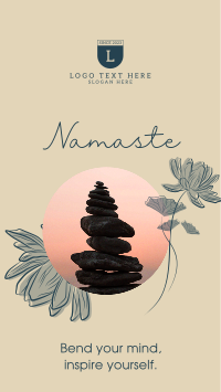 Namaste Facebook Story