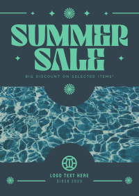 Retro Summer Sale Poster